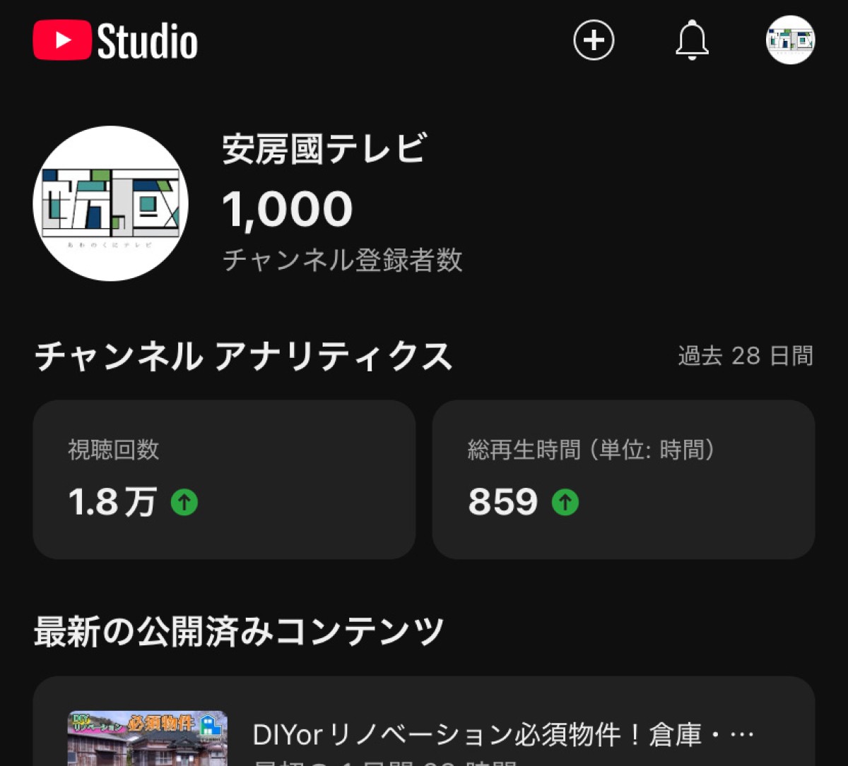 チャンネル登録者数1000人超え！のイメージイラスト