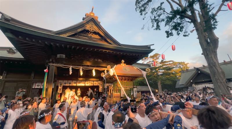 安房国司祭 鶴谷八幡宮例大祭 圧巻の「もみ」「さし」は必見！