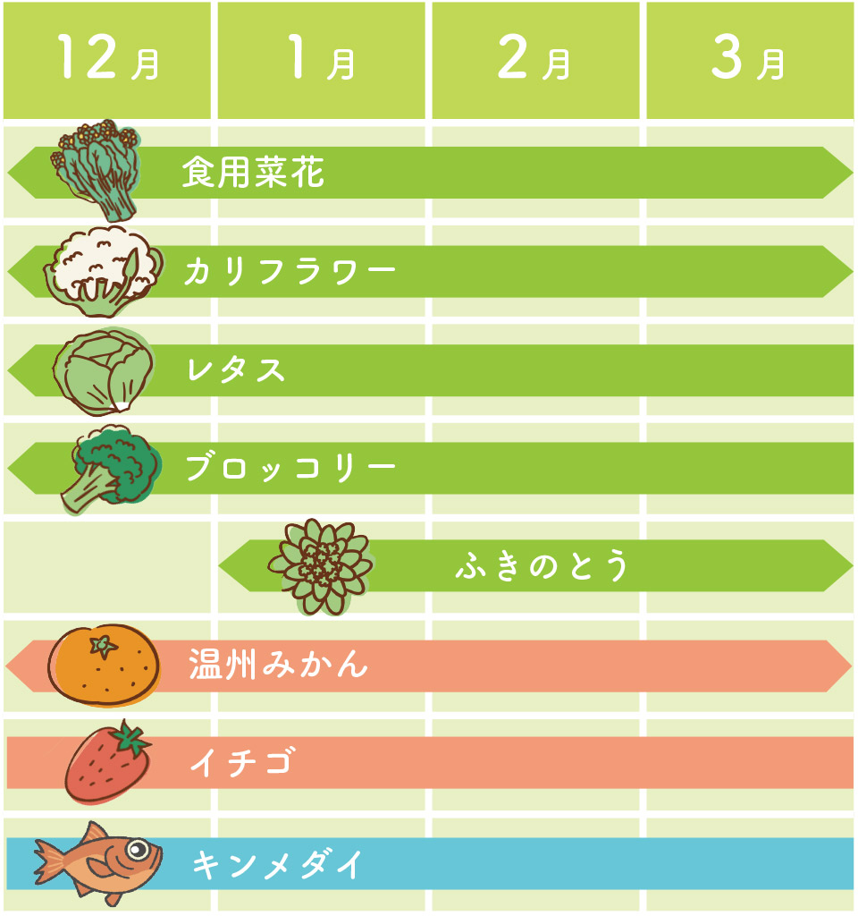 旬の野菜カレンダー