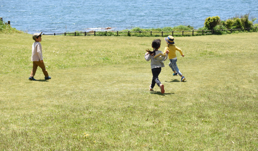自然のチカラを借りて ひとりひとりその子らしく うみ・やま保育でのびのび育つ