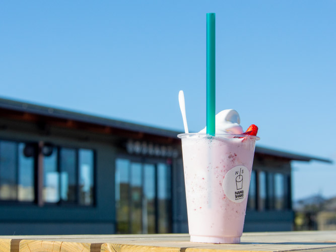 牧場直送のプレミアムシェイク