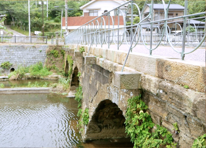 関東唯一の3連石造アーチ橋